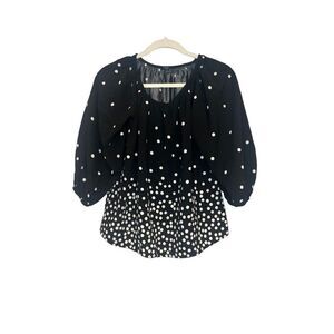 Ann Taylor Polka Dot Shirt